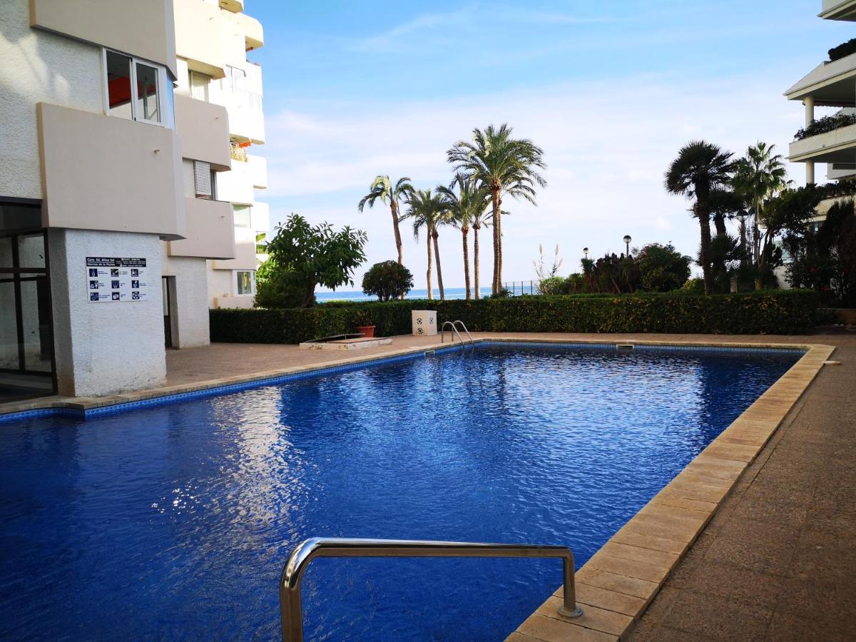 Ático espectacular en primera línea playa con piscina Altea Exterior foto